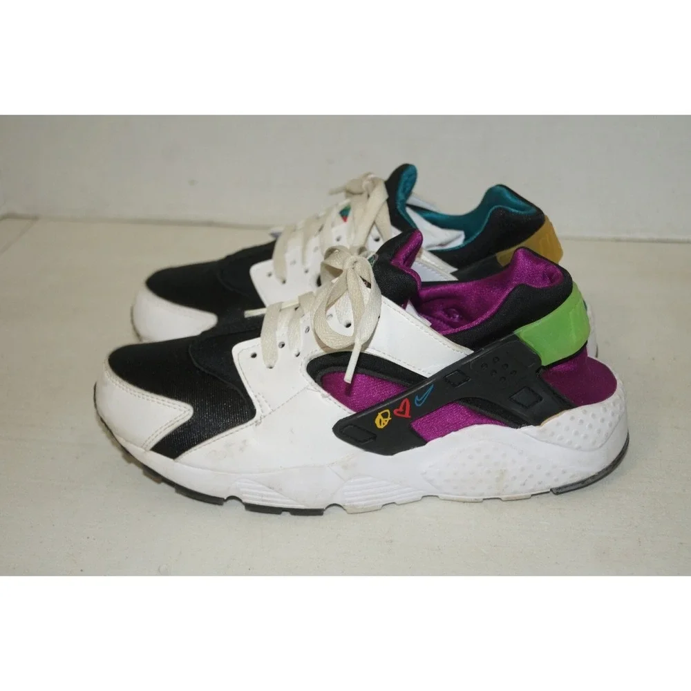 Nike Huarache Run GS Peace Love Size 7Y DM8156-100